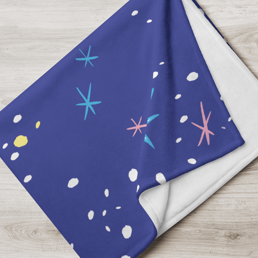 Awesome blanket with star pattern