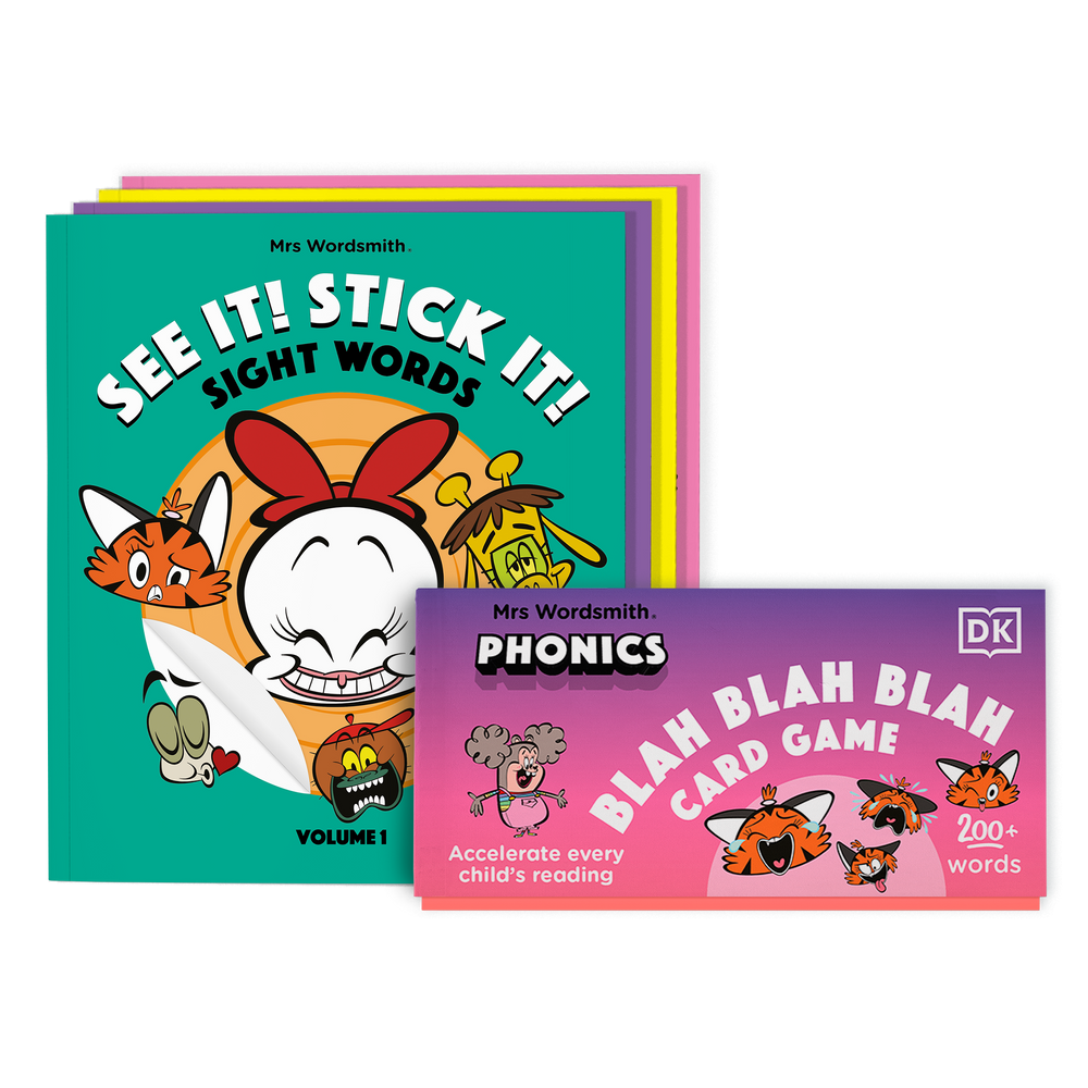 See It! Stick It! Sight Words & Phonics Card Game