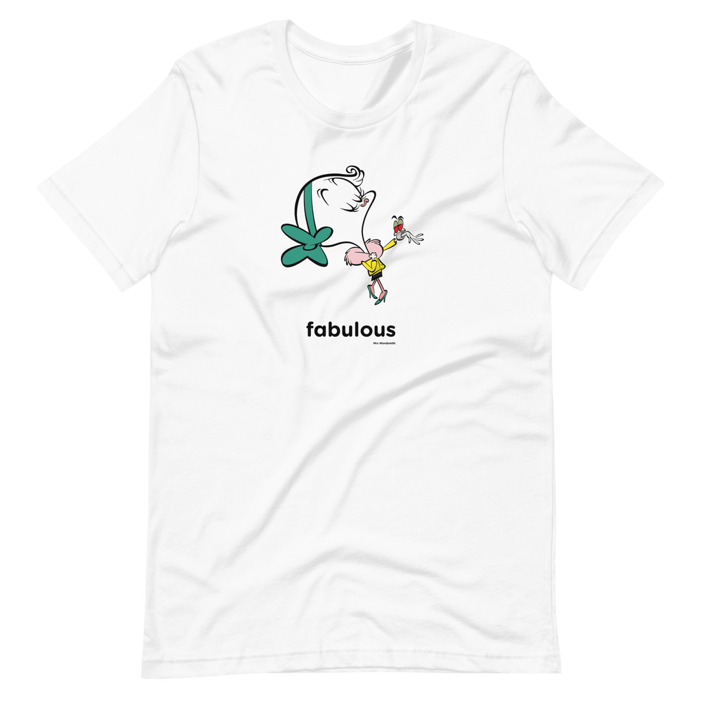 Fabulous adult t-shirt with cartoon graphic