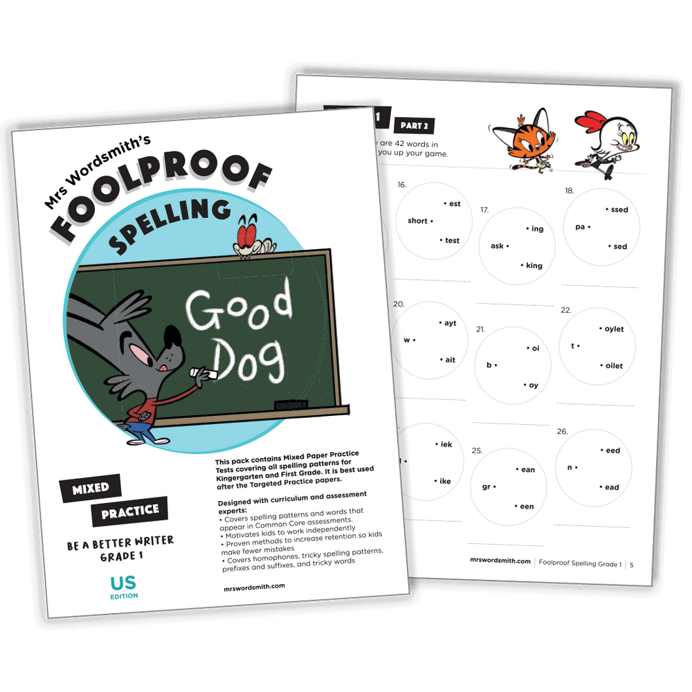 Grade 1 Spelling Bundle - Foolproof Spelling Practice