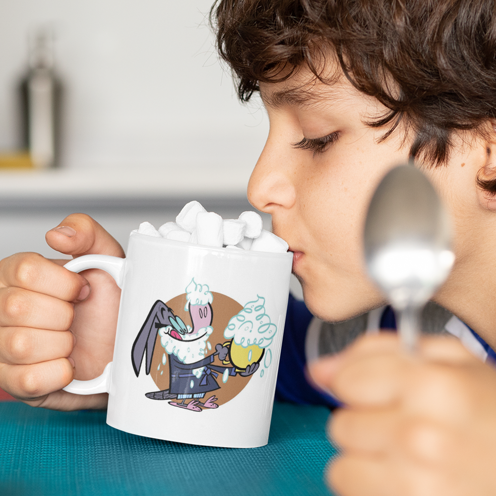 Boy with Milk Mustache Mug