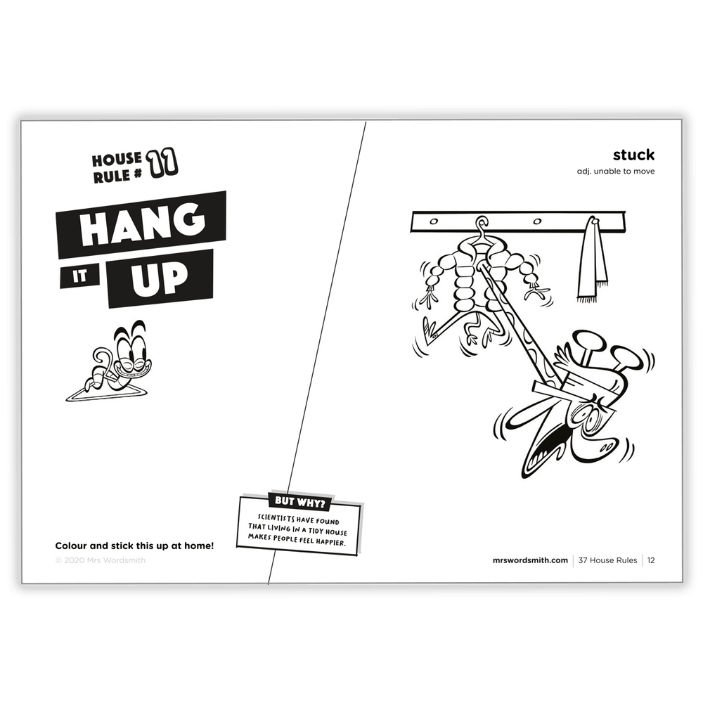 Hang It Up cartoon