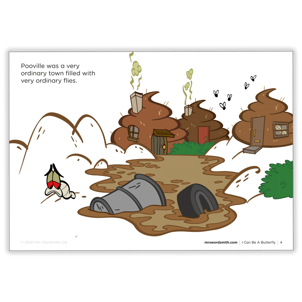 Pooville town illustration