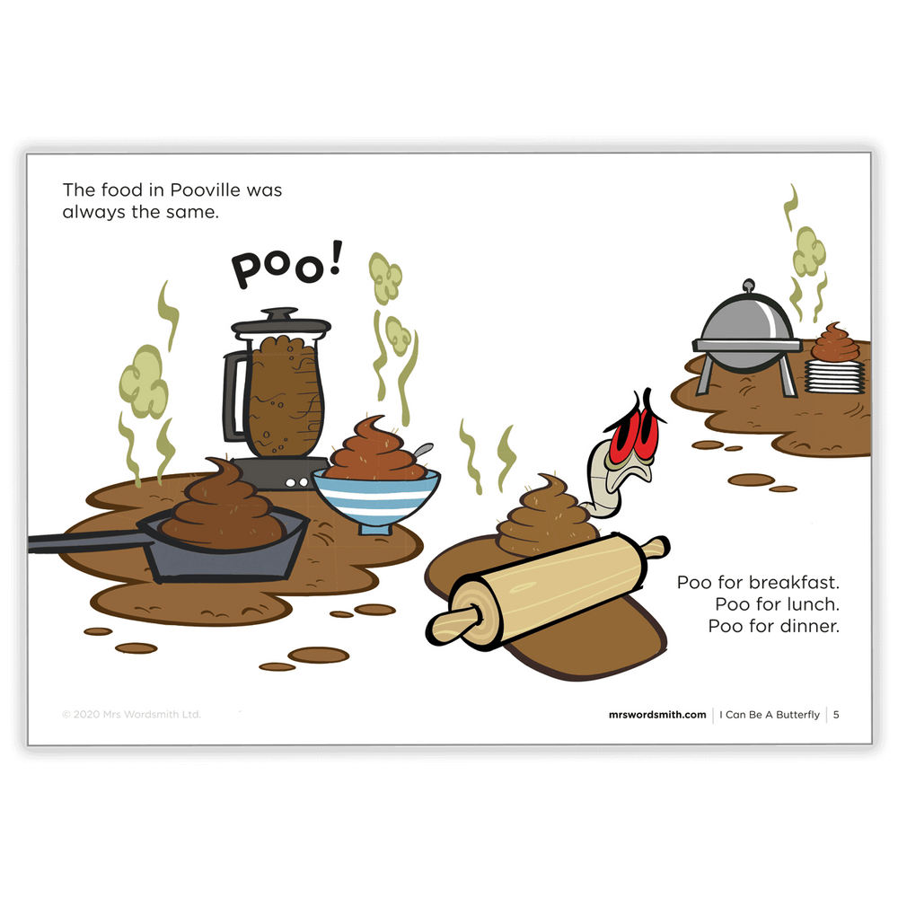 Poo food carousel image from I Can Be A Butterfly