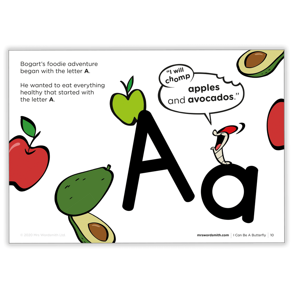 A is for apples and avocados