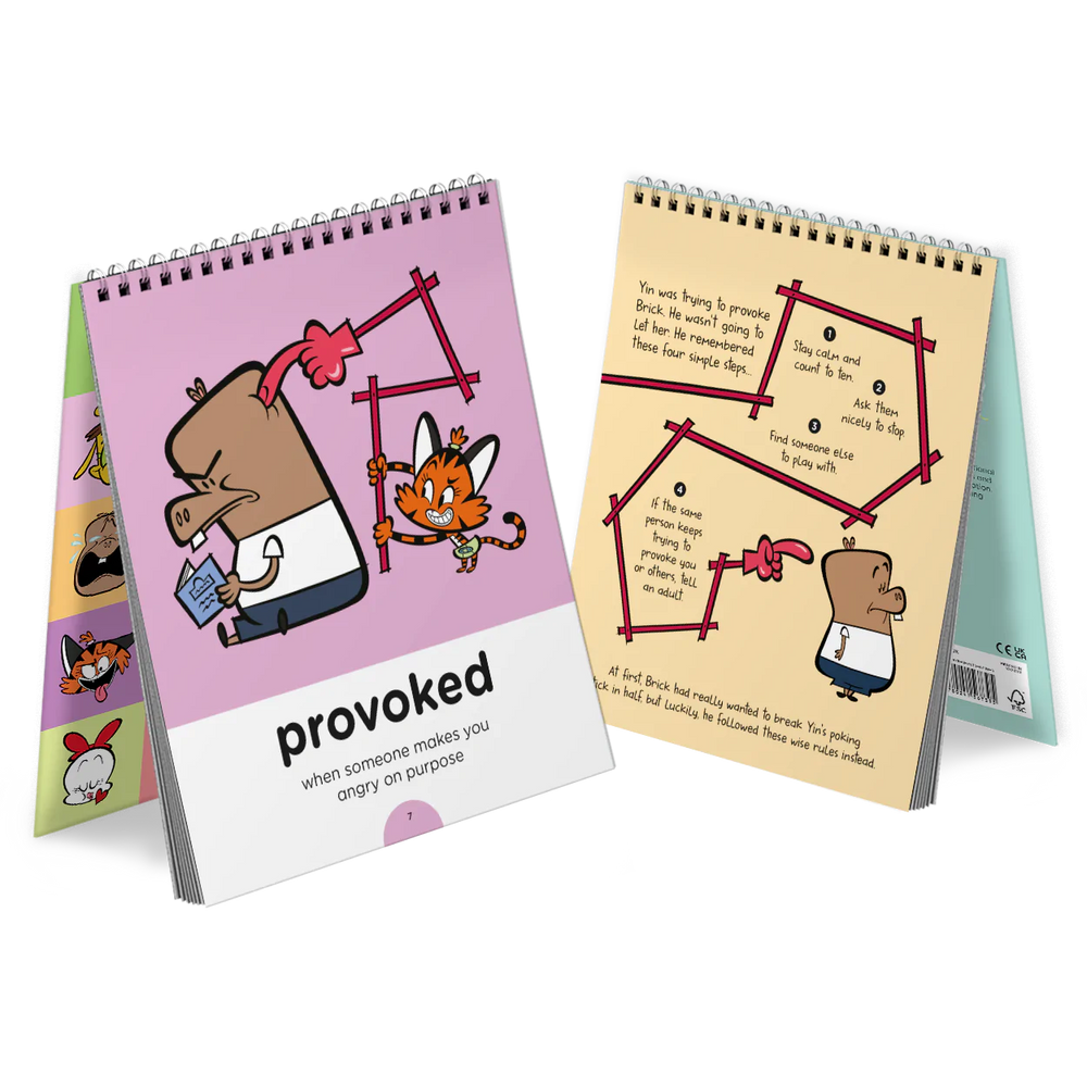 Illustrated card game, provoked