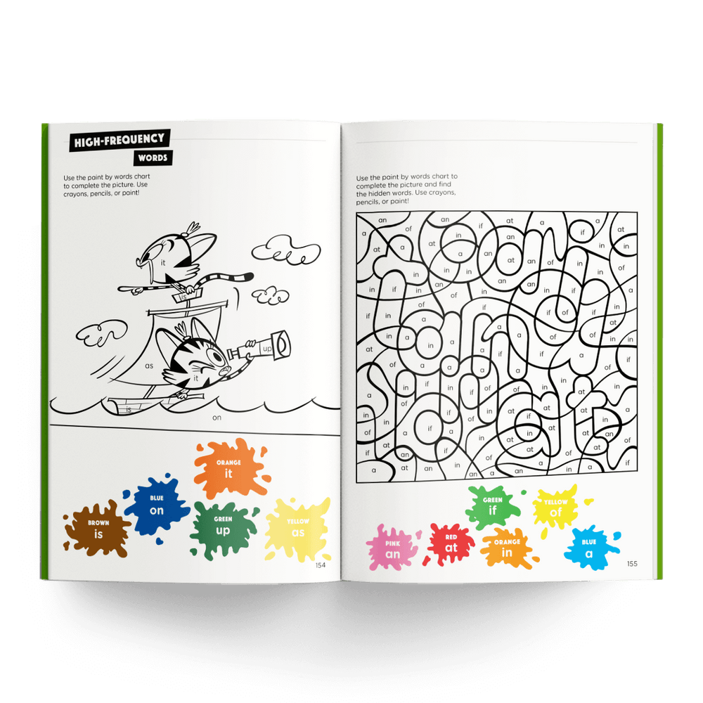High-Frequency Words Color-by-Number