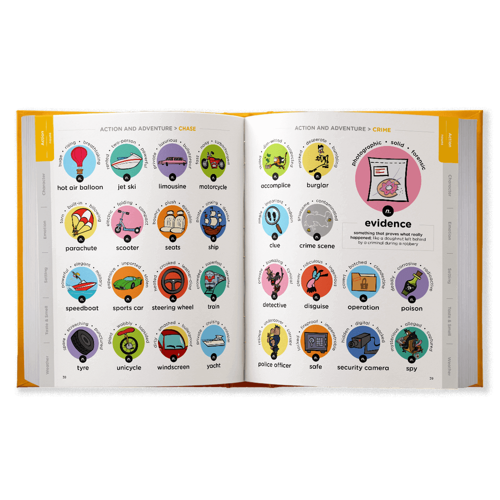 FMB Action and Adventure Book Carousel - Page Spread