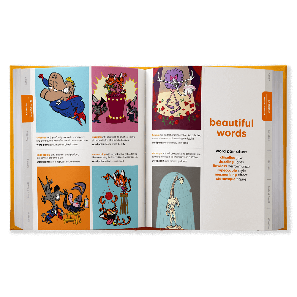 Beautiful words book carousel image