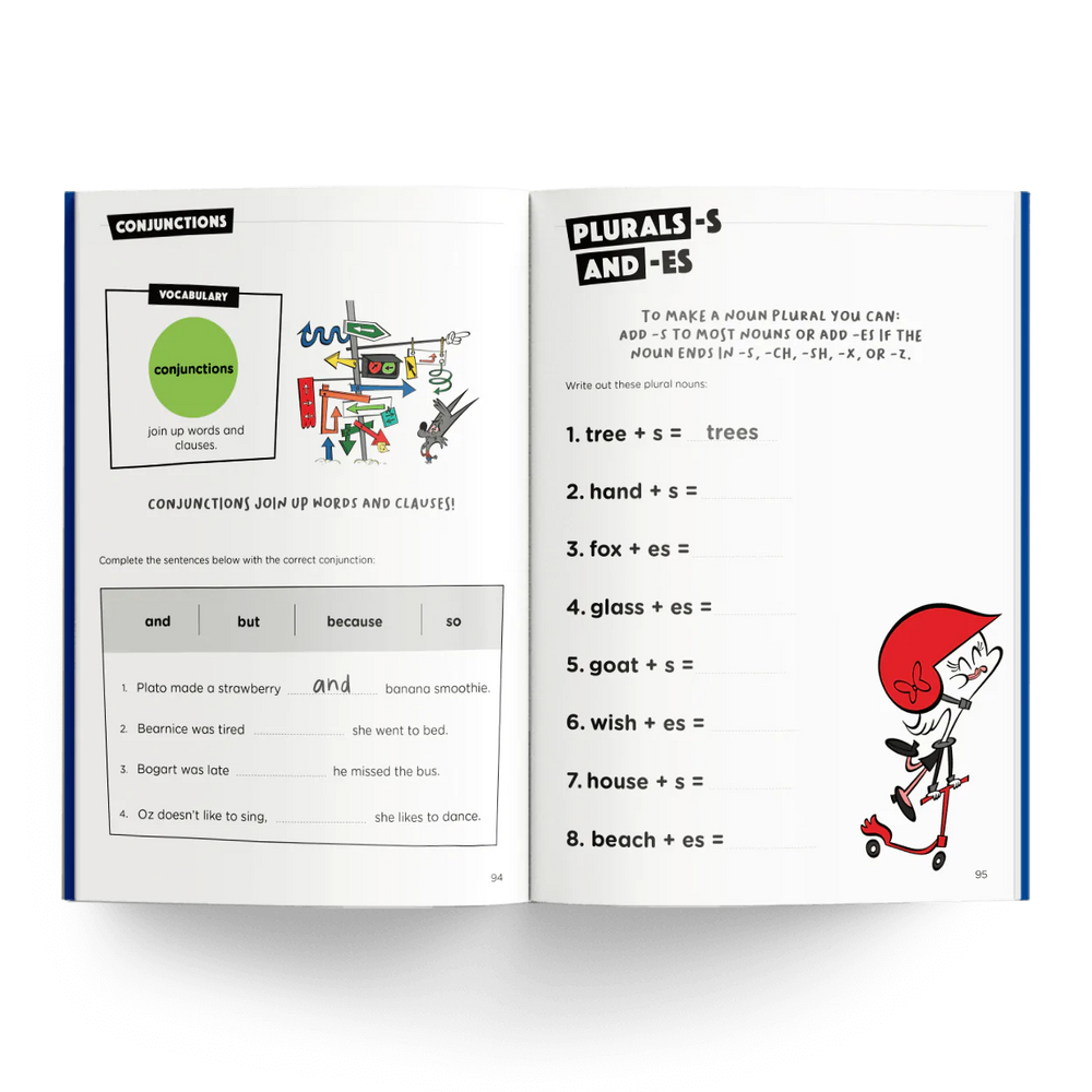 Gargantuan DK Plurals & Conjunctions Worksheet - Carousel 4