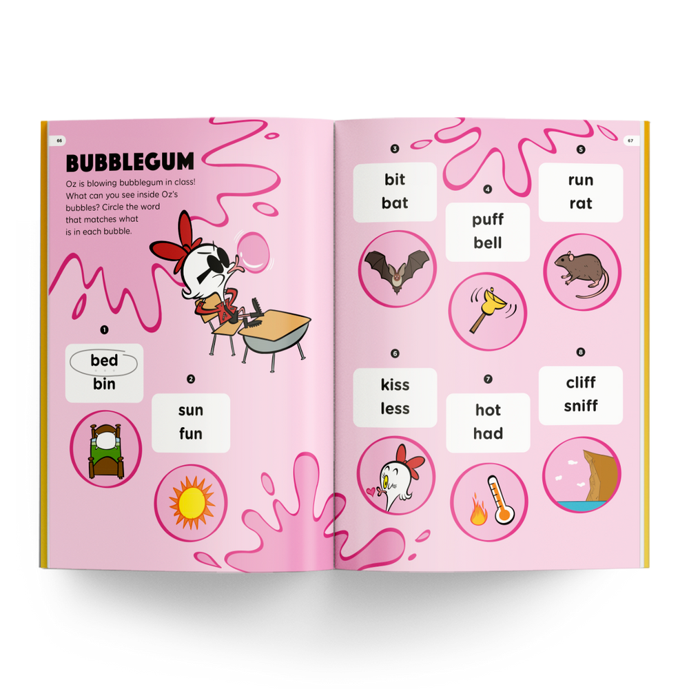 Bubblegum activity page