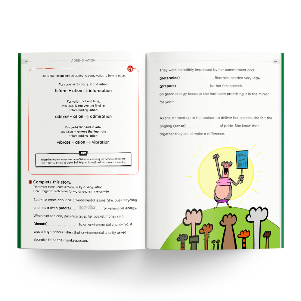 adding action lesson