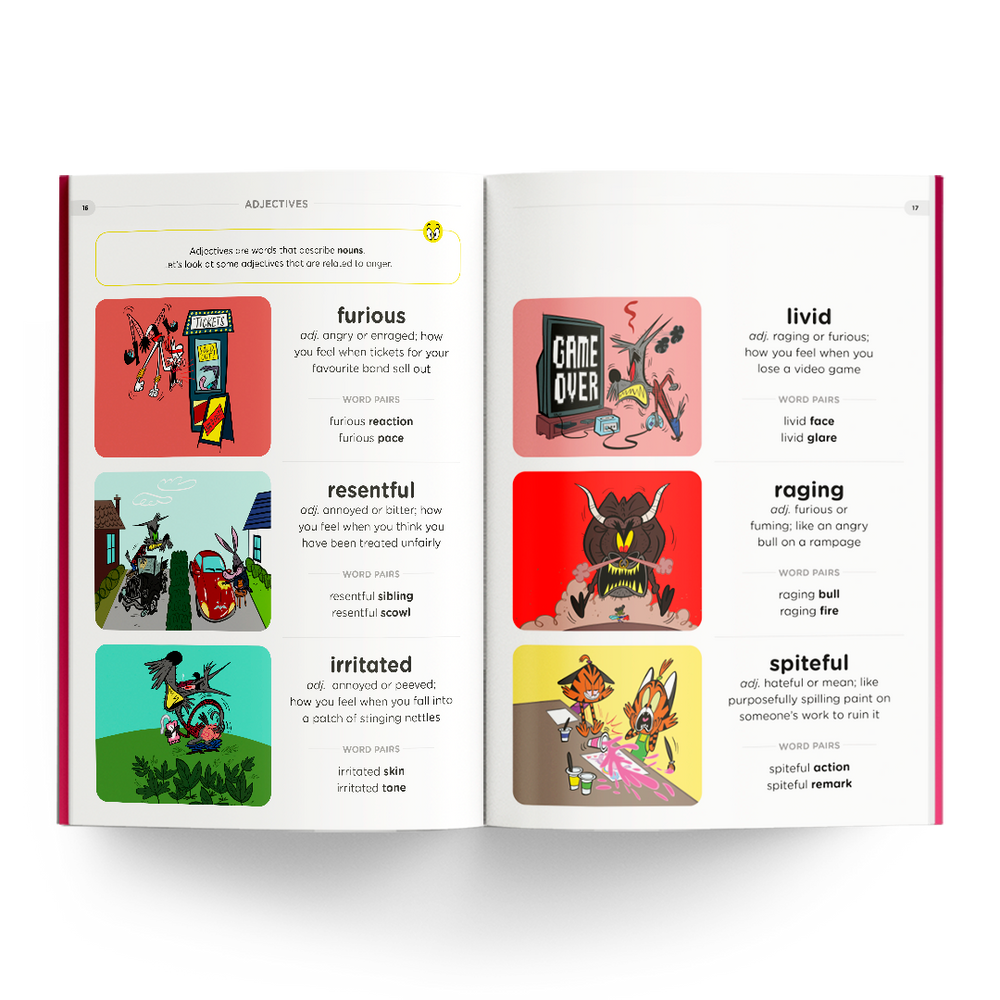 Grade 5 Stupendous Workbook - Adjective Page
