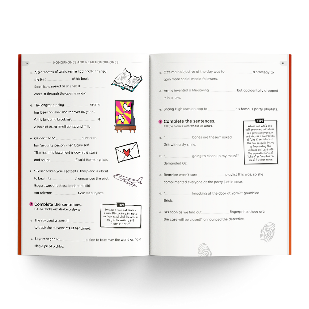 Grade 6 Workbook - Homophones & Near Homophones