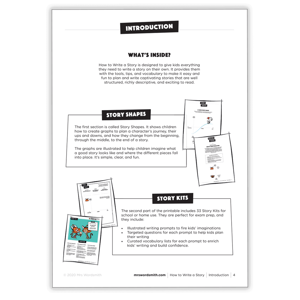 How to Write a Story introduction