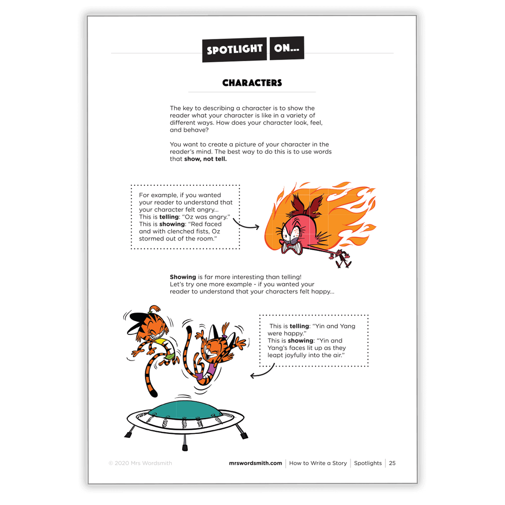 Character description examples