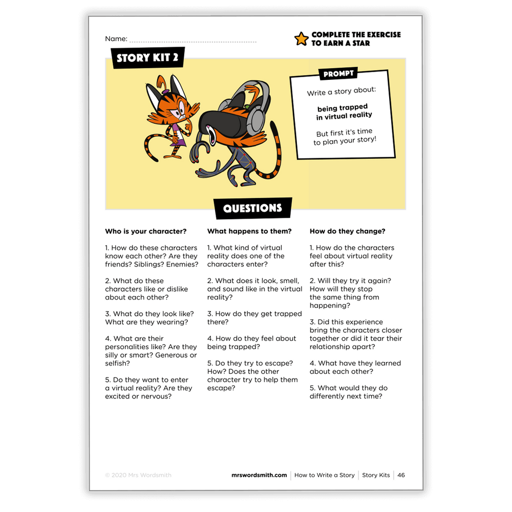 Virtual Reality Story Prompt