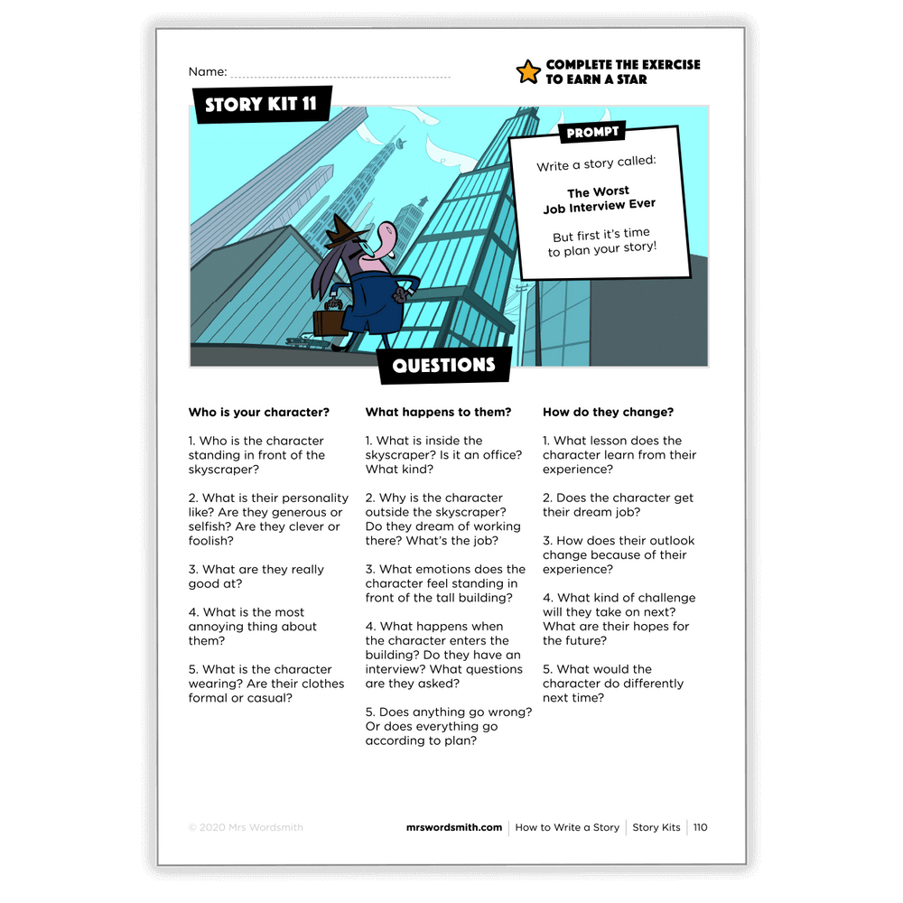 The Worst Job Interview Ever worksheet