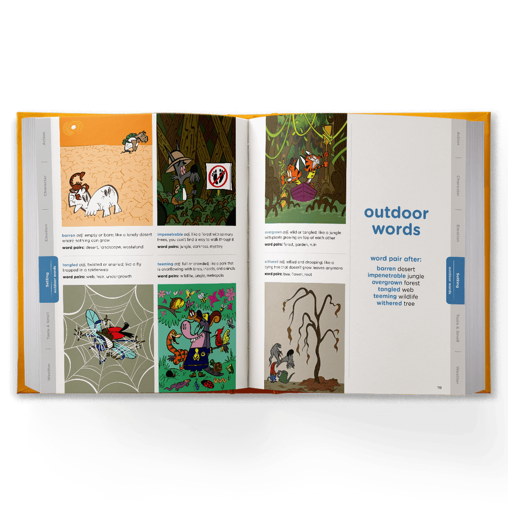 Outdoor Words illustration, Carousel 4