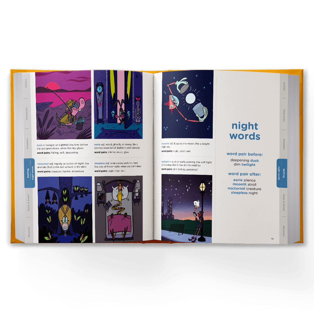 Night Words illustrations