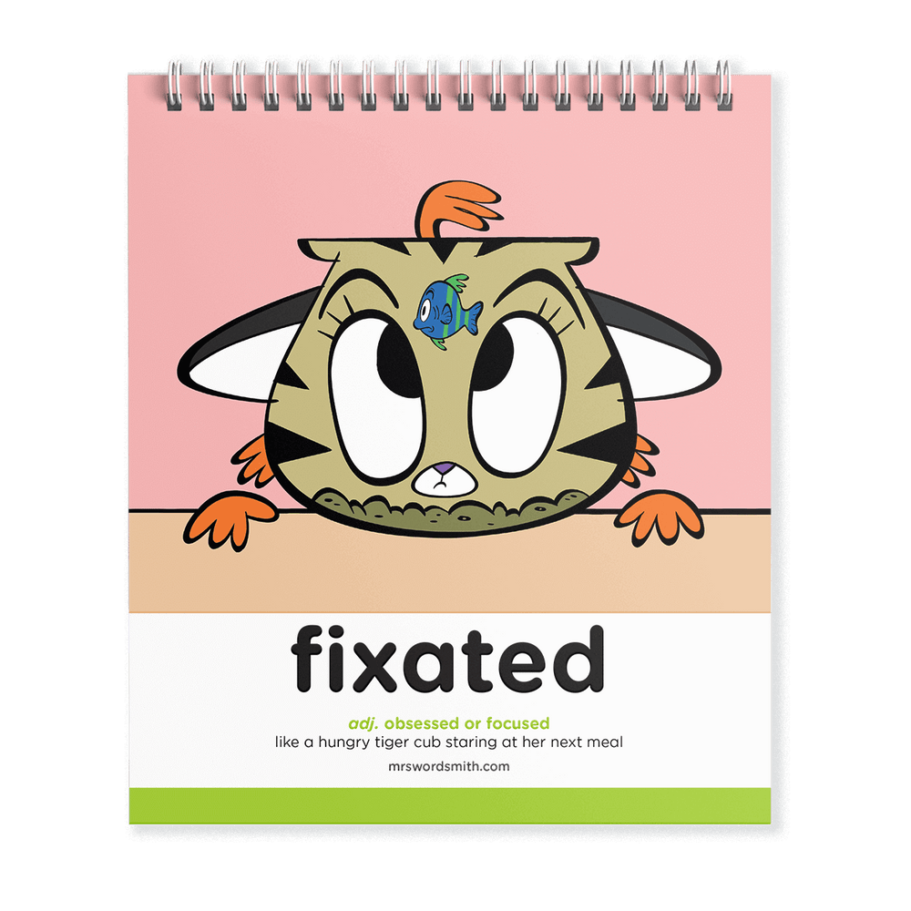 Fixated card illustration