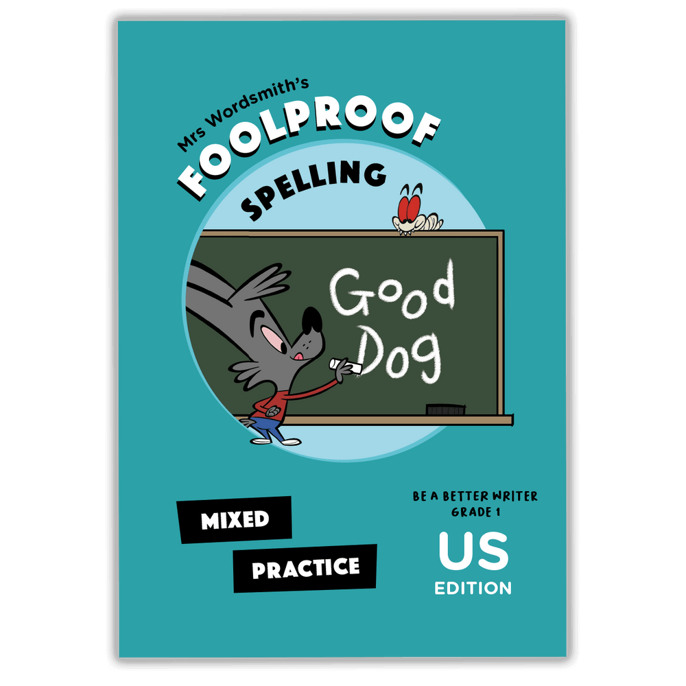 Grade 1 Mixed Spelling Practice Collection Cover - US Edition