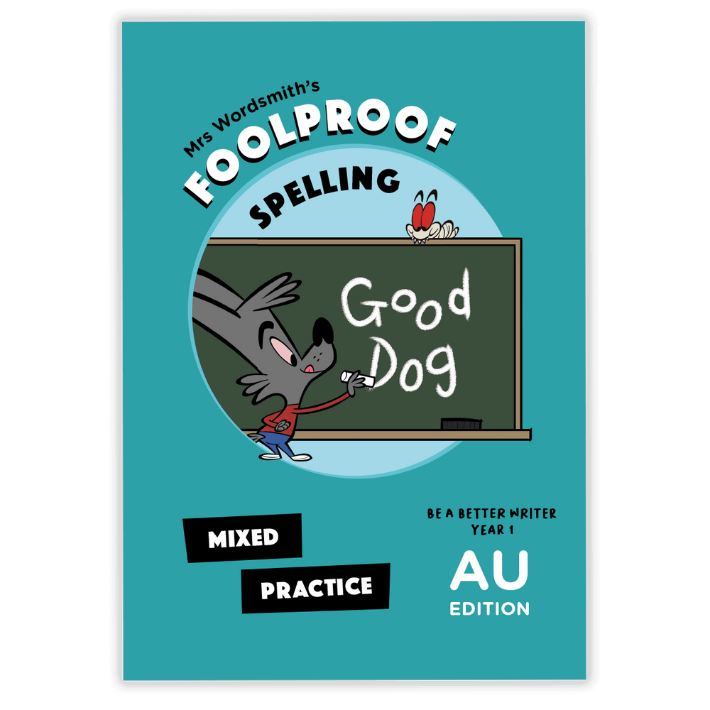 Year 1 Spelling Mixed Practice Cover (AU Edition)