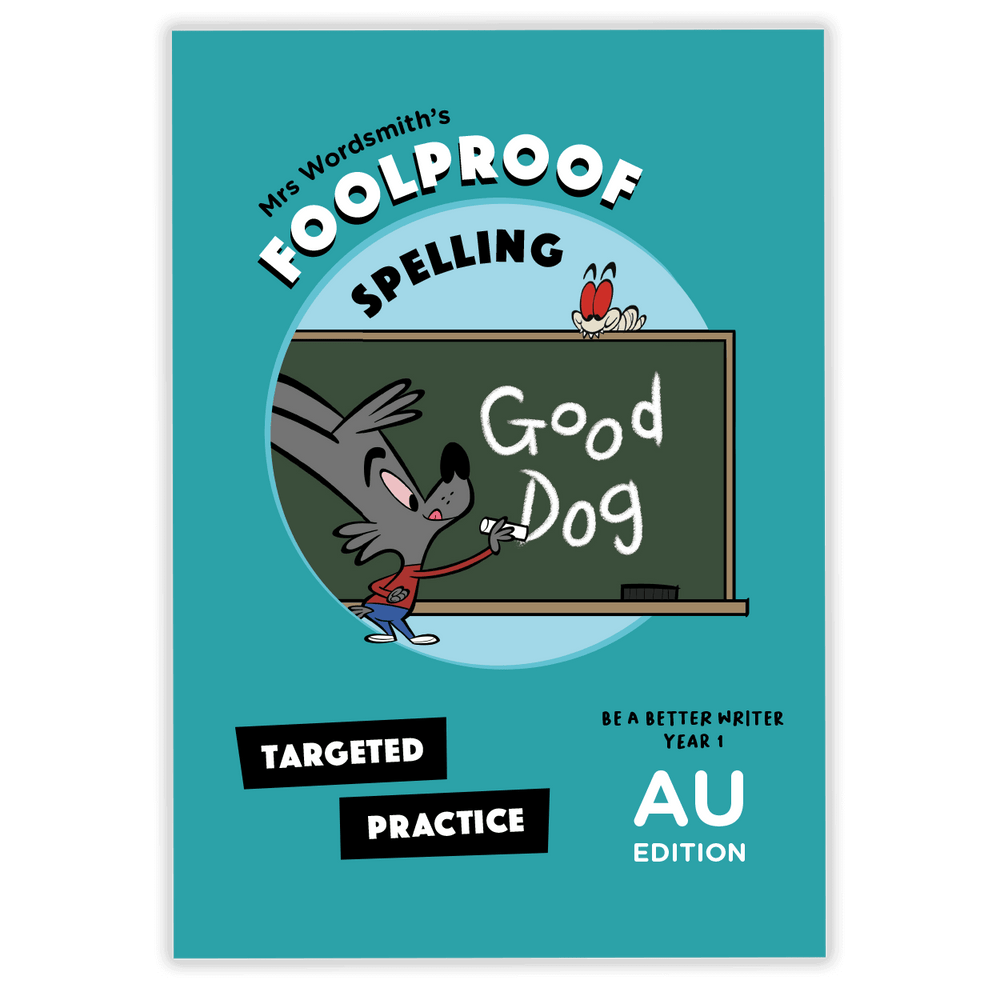 Mrs Wordsmith's Foolproof Spelling Year 1 AU Cover