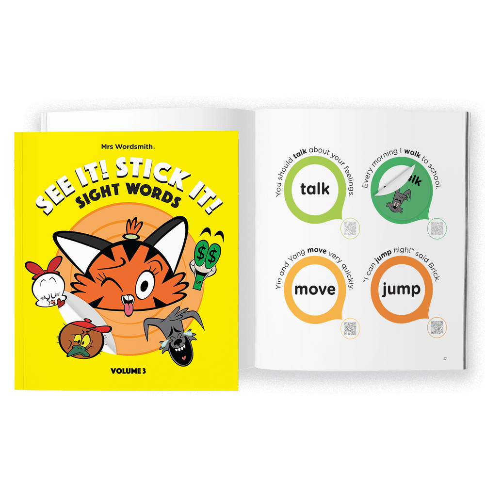 See It! Stick It! Sight Words book, carousel image