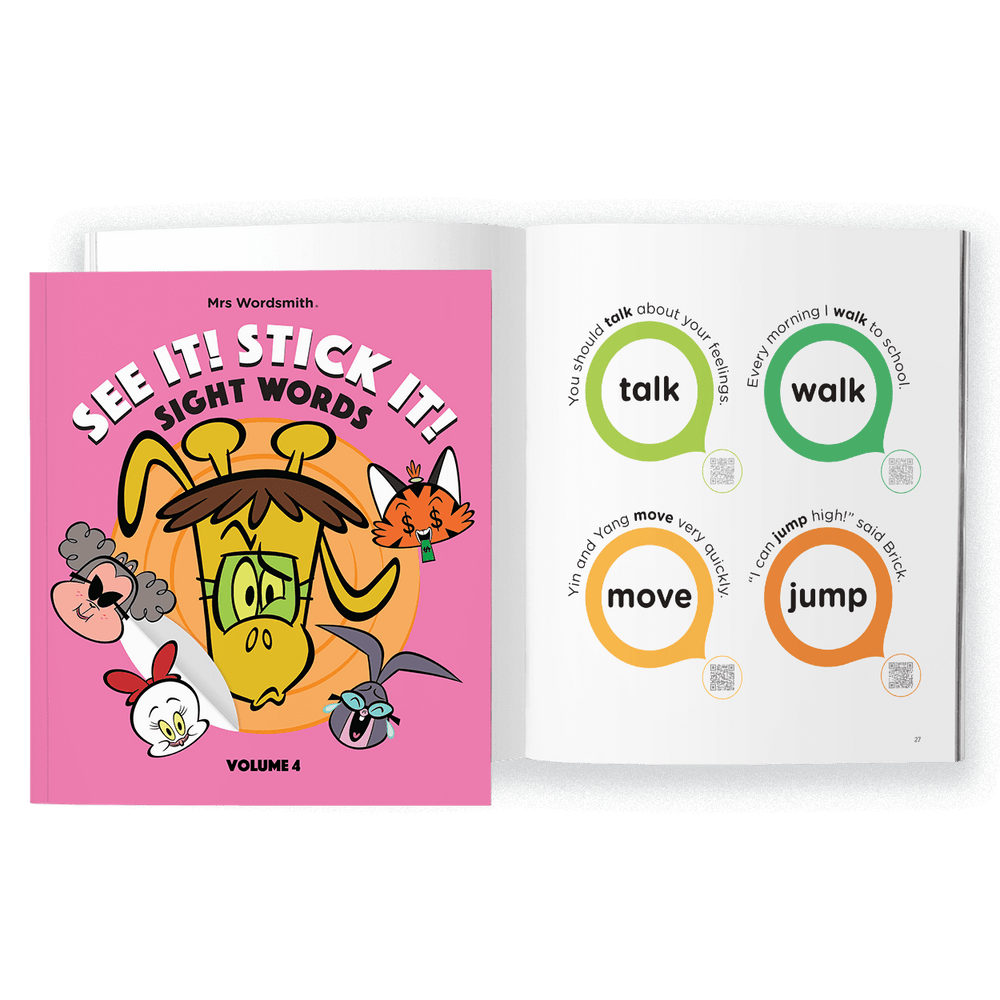 See It Stick It Sight Words Book - Carousel 6