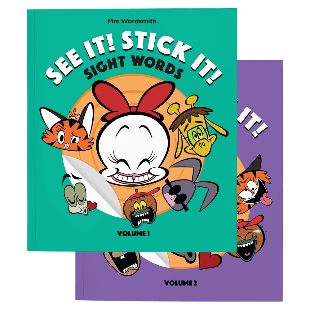 See It! Stick It! Sight Words Books - Carousel