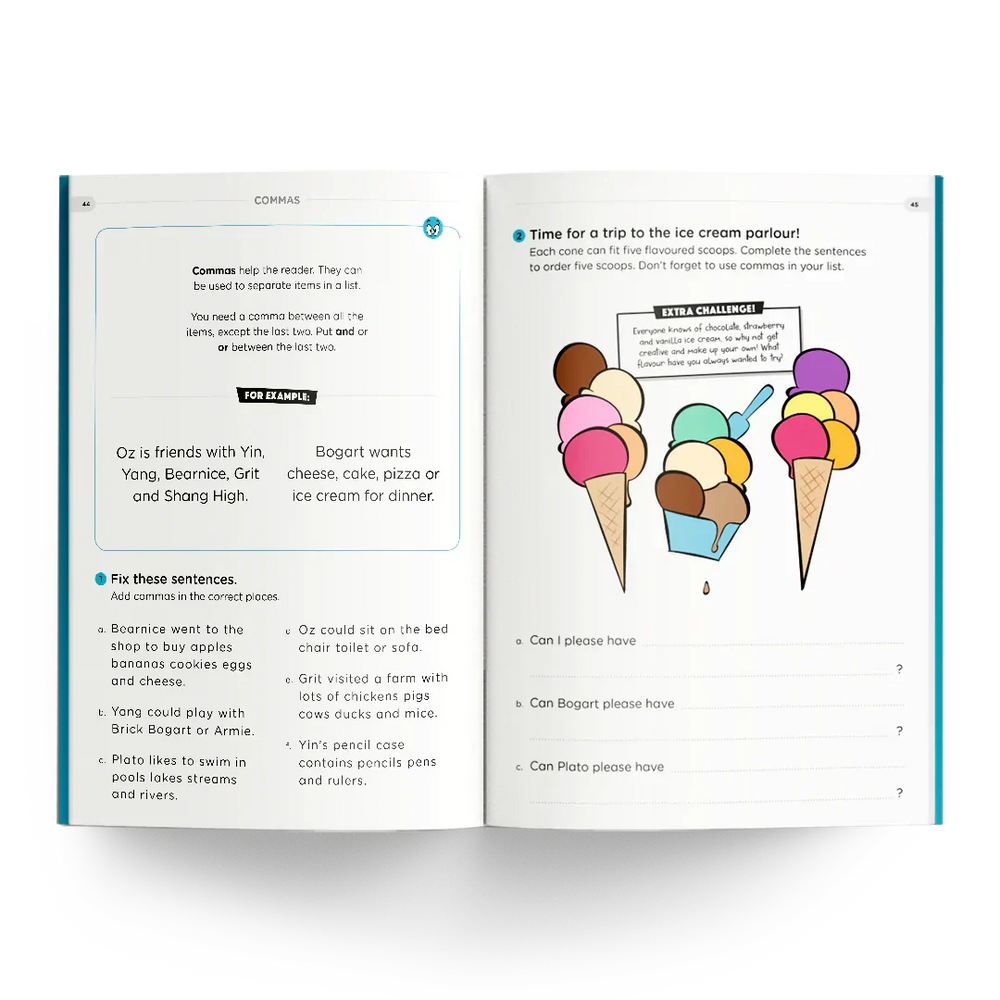 Ice cream parlor exercise