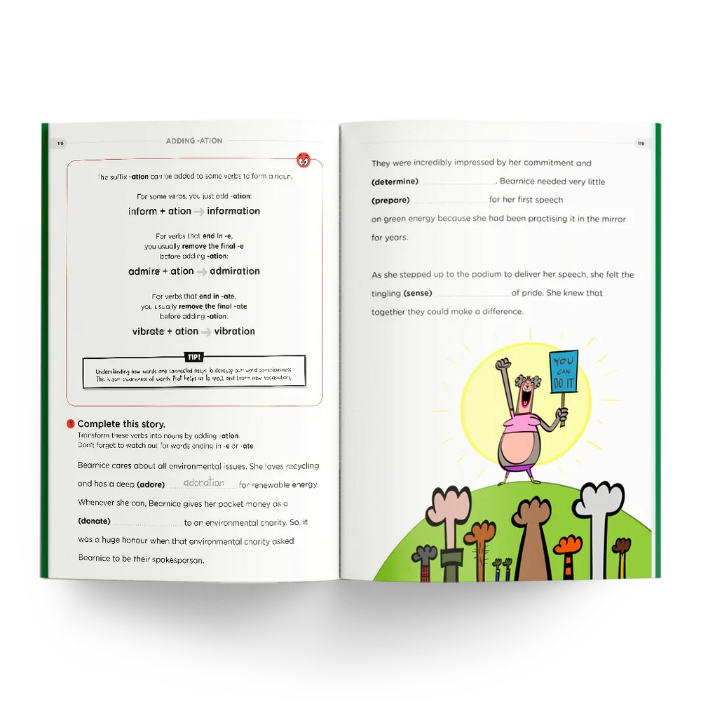 vocabulary and illustration