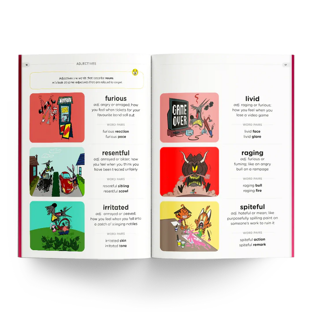 Year 5 Stupendous Workbook - Adjectives Page