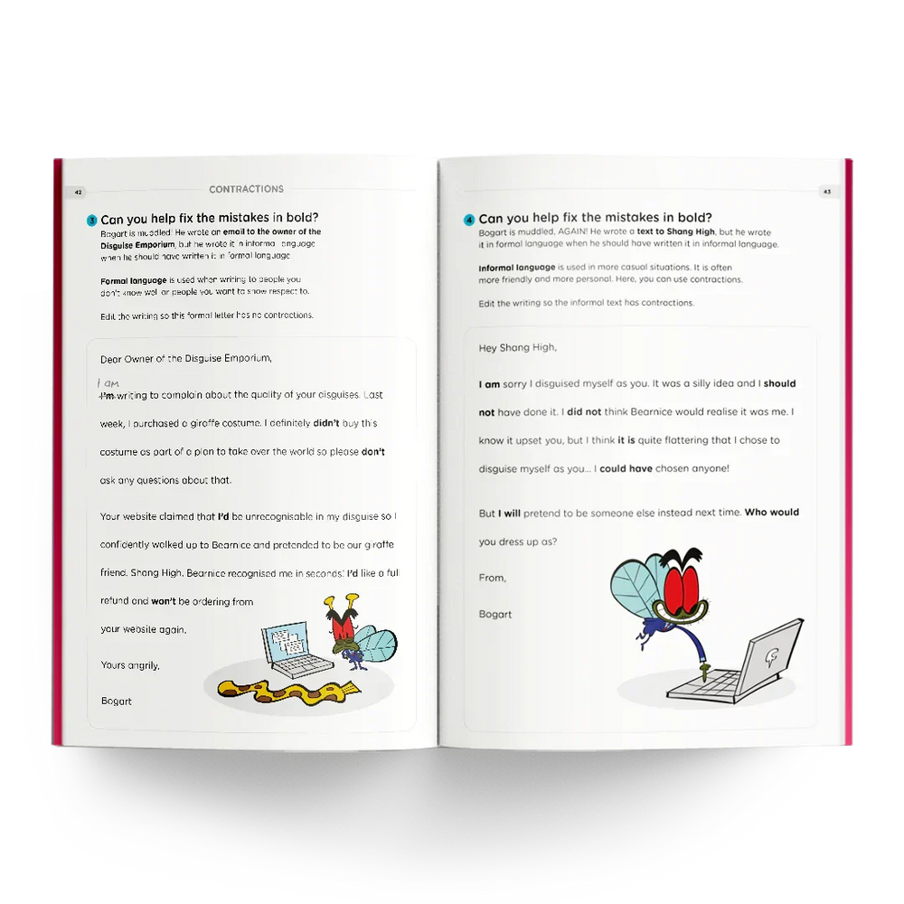 Year 5 Stupendous Workbook - Contractions page 3