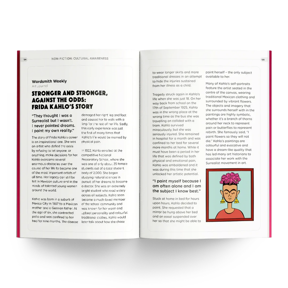ProductpageAsset Year 5 Frida Kahlo Story Workbook