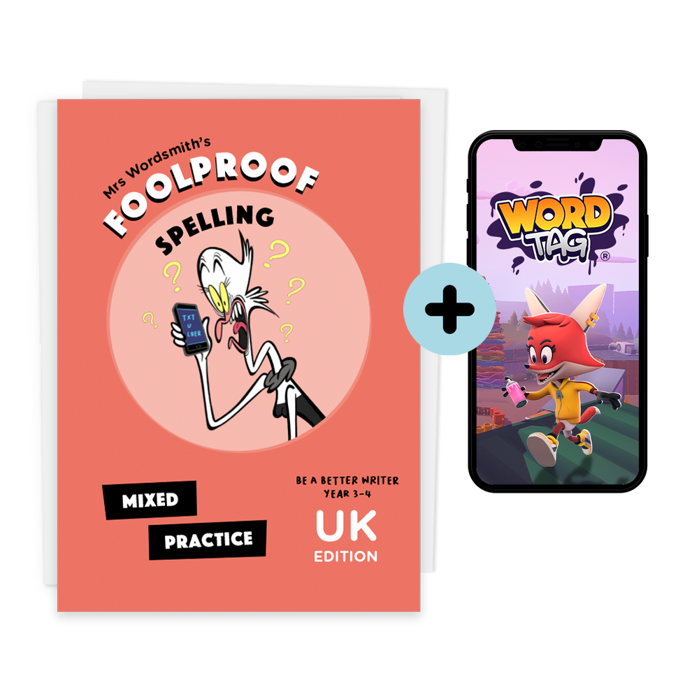 Foolproof Spelling Mixed Practice Year 3-4 UK Edition