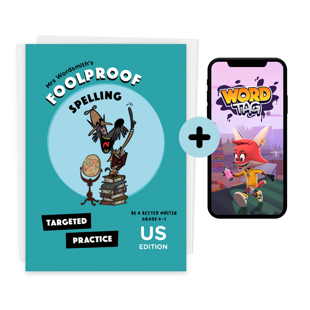 Foolproof Spelling Practice Grade 4-5 US Edition + Word Tag app