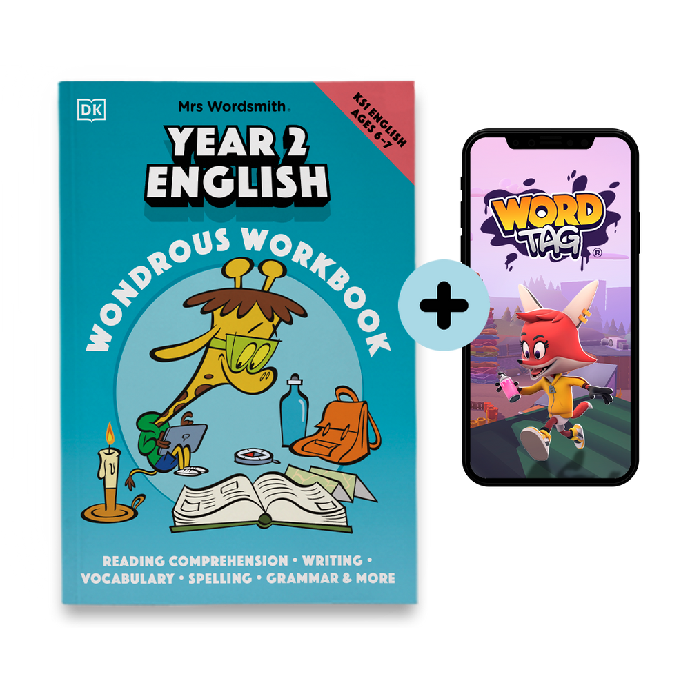 Year 2 English Wondrous Workbook and Word Tag app