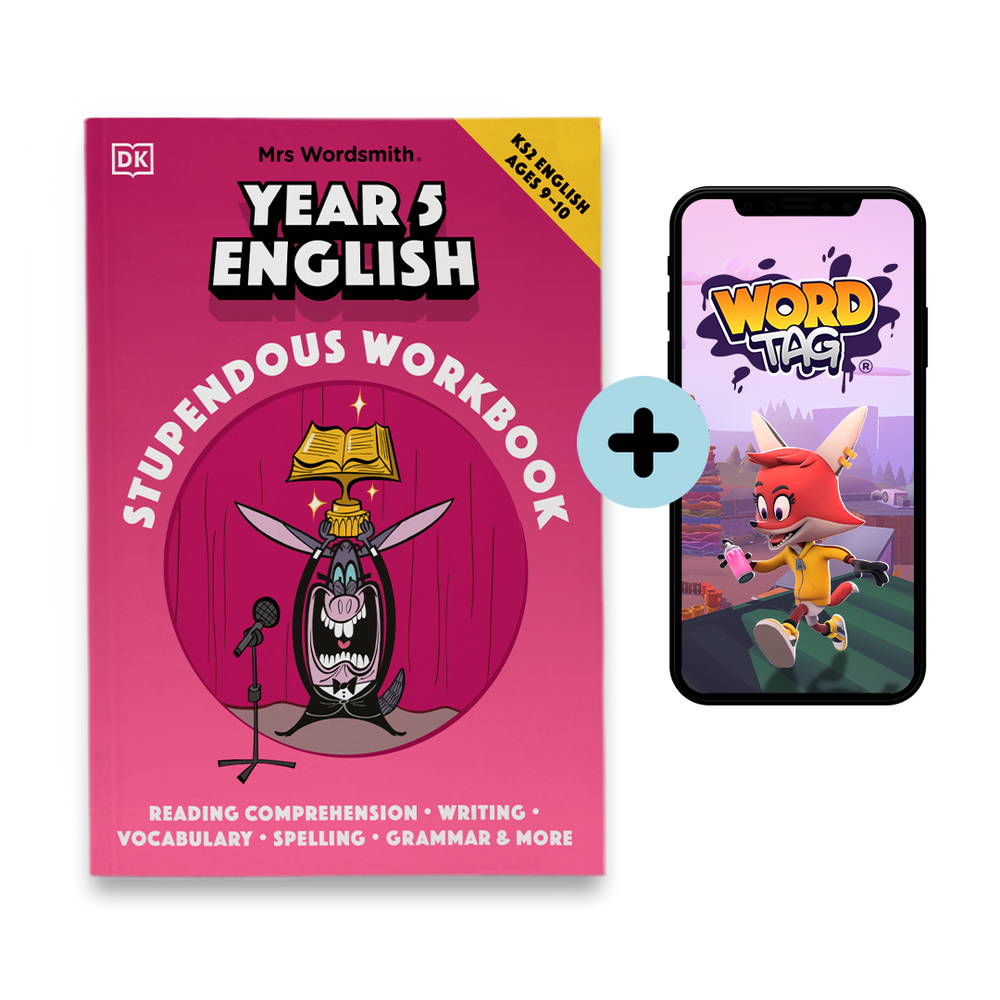 Year 5 English Workbook & Word Tag App