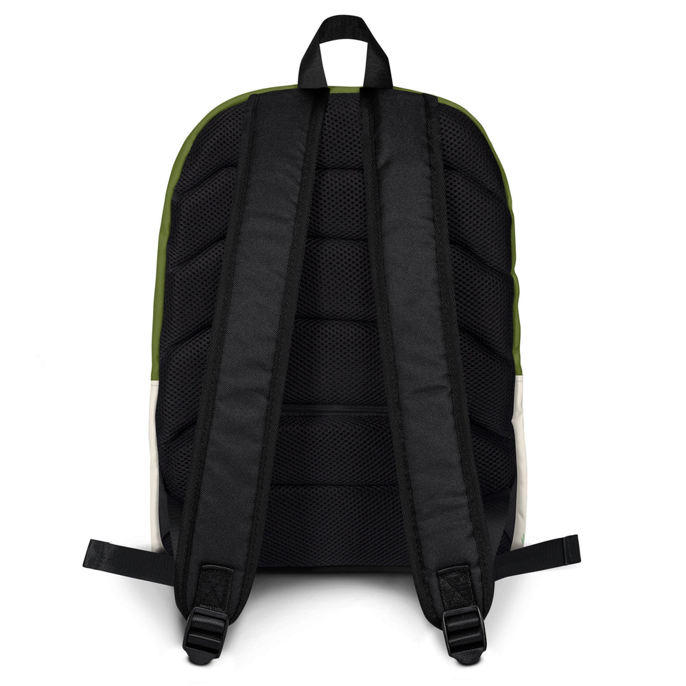 All-over-print backpack with white back