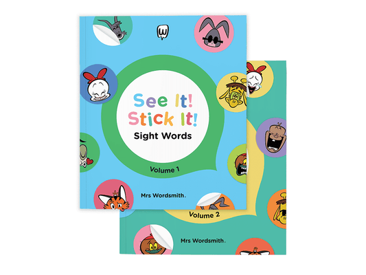 See It! Stick It! Sight Words books - Volume 1 and 2