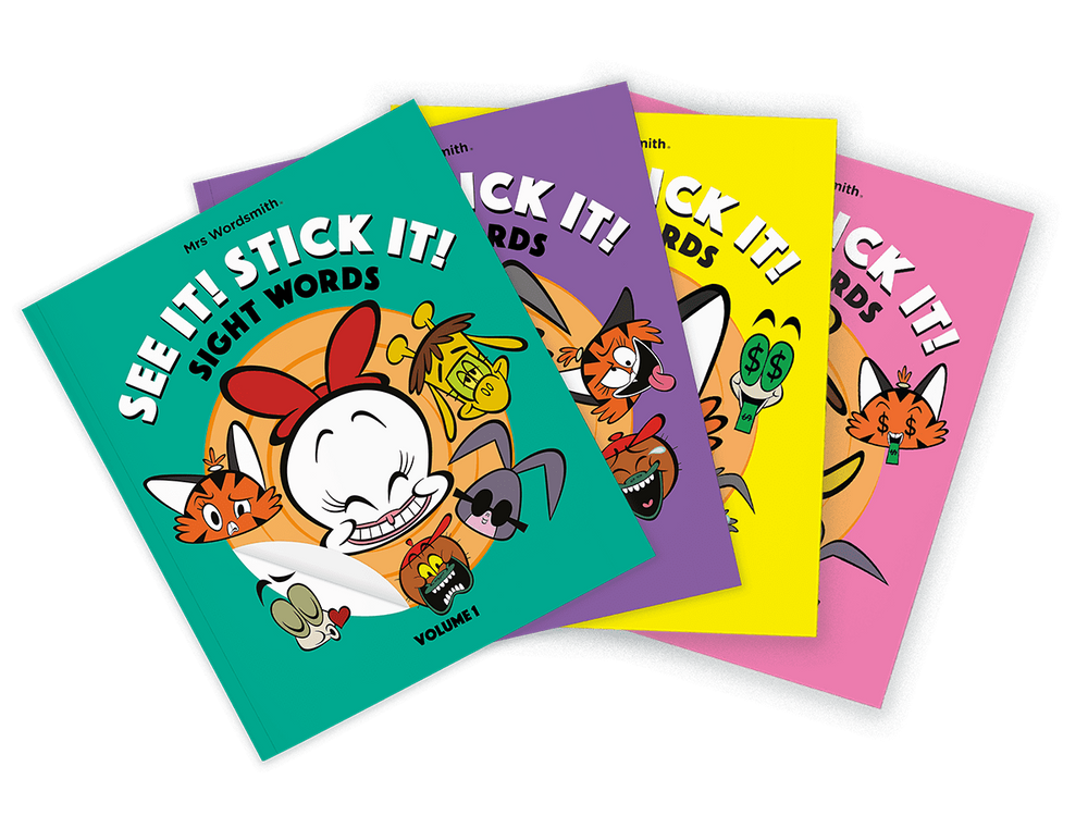 See It! Stick It! Sight Words book covers