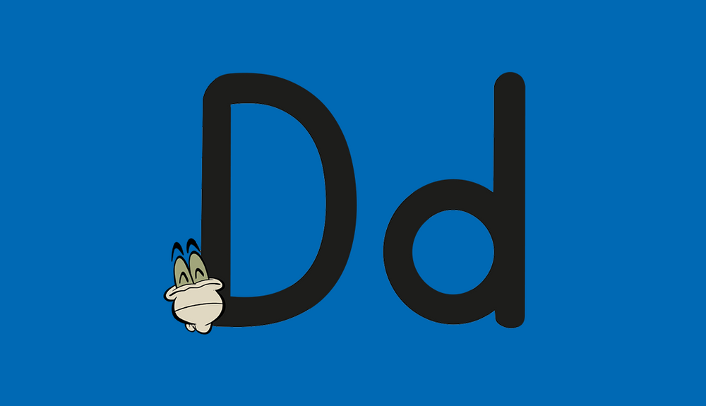 The letter D