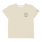Cream-colored graphic tee with koala logo
