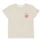 Cocoa Club T-shirt, cream with logo
