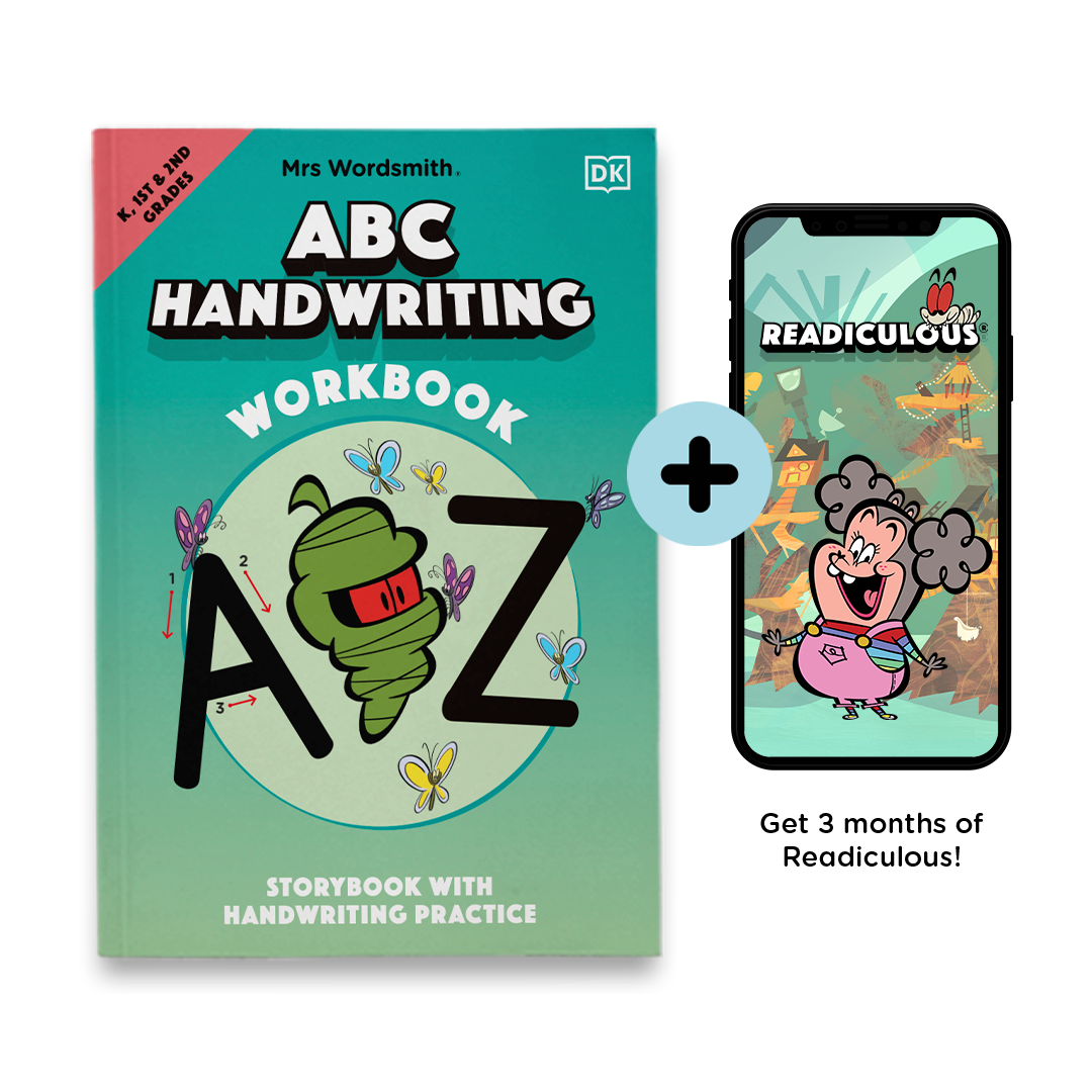 ABC Handwriting Workbook & Readiculous Mockup