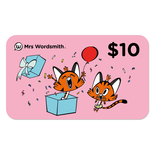Mrs Wordsmith Gift Card