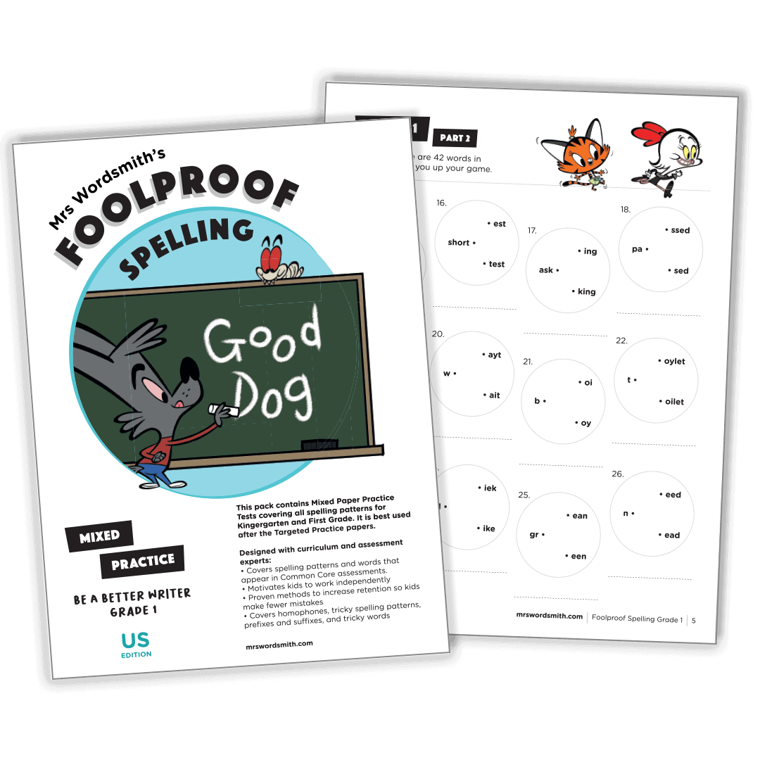 Grade 1 Spelling Bundle - Foolproof Spelling Practice