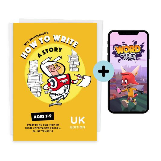 How to Write a Story book & Word Tag app for ages 7-9 UK